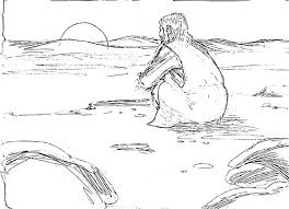 When the printable bible coloring page has loaded, click on the print icon to print it. Jesus Is Tempted In The Desert Coloring Pages