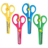 Jot Kids' Safety-Cut Scissors with Lift Assist, 5 in.