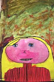 Self Portrait By 9 Year Old Child Art Class With Anne Lund Sorensen