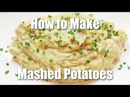 Garlic Herb Cauliflower Mashed Potatoes Youtube Garlic Mashed Garlic Mashed Potatoes Mashed Potato Recipes