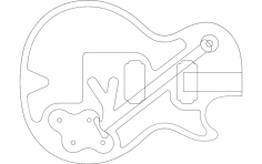 Download Guitar Free Dxf Files Vectors 3axis Co Yellowimages Mockups