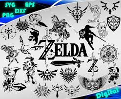 Legend Of Zelda Svg Zelda Clipart Svg Zelda Printable Etsy Stencils Printables Etsy Printables Legend Of Zelda Tattoos