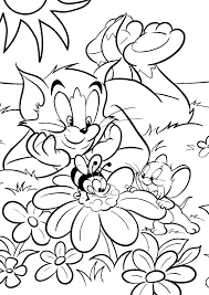 Tom Jerry Coloring Pages Printable Coloring Pages For Kids Tom And Jerry Free Colo Cartoon Coloring Pages Garden Coloring Pages Coloring Pages For Teenagers