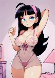 Trixie Tang in a see through nightdress - Rule 34 AI Art