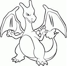 Charizard pokemon coloring page from generation i pokemon category. Printable Pokemon Coloring Pages Charizard