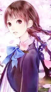 It is very easy to download any anime mobile wallpaper: 50 Anime Girl Mobile Wallpaper On Wallpapersafari