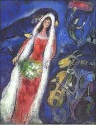 Marc Chagall 1887 1985 Fransa Gelin Marc Chagall Tablolar Sanatsal Baski
