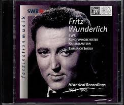 FRITZ WUNDERLICH "HISTORICAL RECORDINGS: 1954-1965" CD 2000 mhs sealed