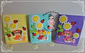 Capa De Caderno Em Eva Professora Capa De Caderno Menina Jardim Capa De Caderno E V A Artesanato Cadernos Decorados