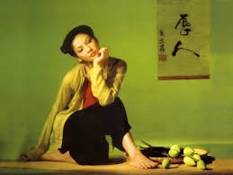 Image result for tranh ve thieu nu dep