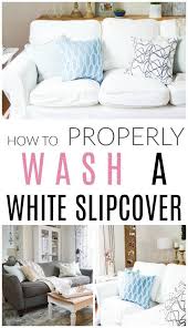 The Best Three Ways To Clean A Sofa Whether You Have An Old Sofa That S Showing Wear And Tear Or You Ve Bought A Second Hand Clean Sofa Home White Slipcovers