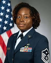 Official photo of Master Sgt. Daniella Newbill, 187th