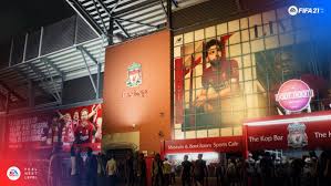 Logo, liverpool fc, 4k, football club, the reds. Fifa 21 Liverpool Stadium Desktop Wallpaper Hd Image 4k