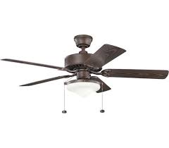 Kichler 339516sbk Ceiling Fan Satin Black 52 Outdoor Ceiling Fan With Light Ceiling Fan Outdoor Ceiling Fans Fan