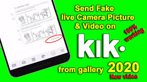 Whatsapp is one of the most popular chat apps on the planet. How To Send Fake Live Camera Picture On Kik From Gallery 2020 Live Photo And Video Both Youtube