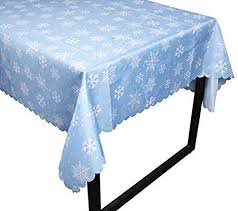 Amazon Com Juvale Christmas Tablecloth 2 Pack Rectangle Table Cloth Festive Holiday P Christmas Table Cloth Party Decoration Supplies Festive Holiday Party