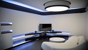 Pair it with aura lamps that create patterns due to the handwoven shapes. The Living Room In The High Tech Style