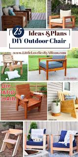These free adirondack chair plans will help you build a great looking chair in just a few hours. 25 Diy Outdoor Chair Plans Do It Yourself Easily