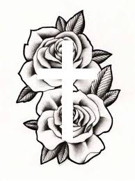Distance between the outer lines and the center line will determine the width of the . Cross Tattoo Designs Tatowierungen Und Korperkunst And Art Tattoosandbodyart Famous Tattoo Artists