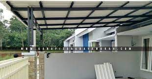 Dibawah Ini Adalah Salah Satu Contoh Hasil Pengerjaan Kanopi Minimalis Single Rangka Besi Semua Kebutuhan Kanopi Surabaya Berkual Rumah Rumah Minimalis Kanopi