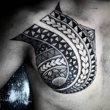 50 Polynesian Chest Tattoo Designs For Men Tribal Ideas Polynesian Chest Tattoo Designs Polynesian Tattoo Designs Chest Tattoo Design For Men