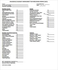 Farm income and expense spreadsheet download : Free 9 Sample Household Budget Worksheet Templates In Ms Word Excel Pdf Google Docs Google Sheets