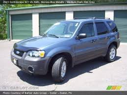 Pictures Of A 2005 Blue Ford Escape Norsea Blue Metallic 2005 Ford Escape Xlt V6 4wd Medium Dark Flint Ford Escape Ford Escape Xlt Ford