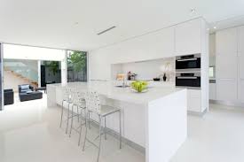 56 Modern Kitchen Design Ideas Photos White Kitchen Design Contemporary Kitchen Design White Modern Kitchen
