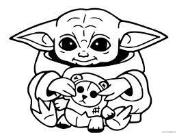 Terry vine / getty images these free santa coloring pages will help keep the kids busy as you shop,. Baby Yoda Mandalorian Jedi Temple Coloring Pages Printable