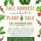 Fall Harvest Market + Organic Plant Sale event image