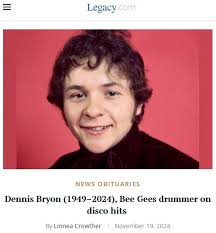 RIP, Dennis Bryon, who kept the beat for the Bee Gees when they were disco  superstars. (Link in comments)