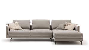 Upholstered in leather, with a stainless steel leg arch and wide side pieces, it blends in perfectly with a modern living style. Hulsta Sofa Von Rolf Benz 414 Eckgarnitur Stoff Grau 300x172