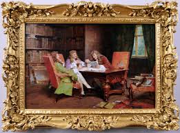 Am häufigsten, 43 mal, wurden lose des künstlers john arthur lomax in einem. John Arthur Lomax 19th Century Genre Historical Oil Painting Of Gentlemen In An Interior For Sale At 1stdibs