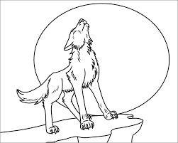 Free, printable mandala coloring pages for adults in every design you can imagine. Wolf Howling At Moon Coloring Page Coloringbay