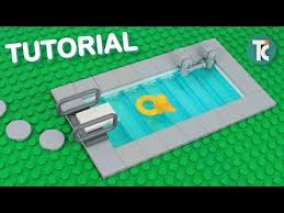 Lego Swimming Pool Tutorial Youtube In 2020 Lego Design Lego Diy Crafts Lego Activities