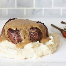 Steak Au Poivre Recipe Recipe Steak Au Poivre Parmesan Mashed Potatoes Cream Sauce