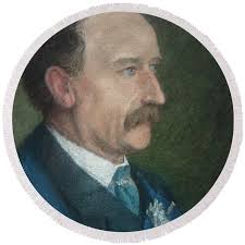 Emery Walker, Master Of The Art Workers' Guild In 1904 Canvas Print