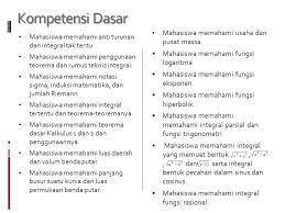 Integral parsial eksponen integral parsial pecahan integral parsial tabel integral substitusi pdf integral substitusi trigonometri integral tak tentu kelas 11. Kalkulus 2 Adi Nur Cahyono S Pd M Pd Ppt Download
