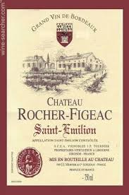 Chateau Rocher Figeac Saint Emilion France Label French Wine Labels Vintage Wine Label St Emilion