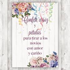 Las cajitas son otra opción donde poder presentar los regalos de una forma sencilla y diferente. Cartel Confeti Y Arroz