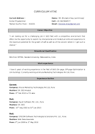Resume Format For 5 Years Experience In Marketing In 2020 Resume Format Resume Search Marketing Resume