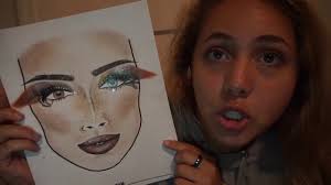 I Entered In James Charles Facechart Contest Youtube