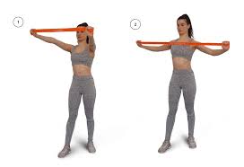 Upper Back Reverse Fly With Long Resistance Band Fit Carrots Premium Fitness Tools For Functional And Regeneration Training
