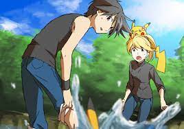 Water Fight Pokemon Manga Pokemon Adventures Manga Pokemon Red