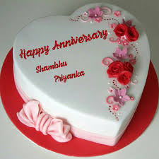 Birthday Cake Images With Name Priyanka Pin On Anversary