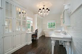 What sheen of paint should you paint a bathroom cabinet? 51 Idea Bathroom Ideas Dark Wood Floors