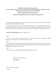 Printre alte măsuri, comisia propune excluderea tutunului din indicele prețurilor de consum. Https Static Anaf Ro Static 10 Anaf Legislatie Omfp 240 2017 Pdf