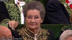 Simone Veil reçue à l'Académie française