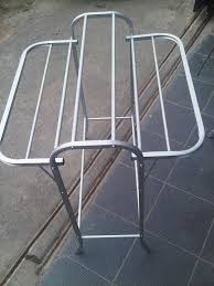 Herlin aluminium kediri menjual lemari pakaian ukuran custom (bisa desain sesuai dengan keinginan anda). Jemuran Handuk Sayap Dan Rak Sepatu 4 Susun 100 Aluminium Harga Ekonomis Fajar Aluminium Rak Besi