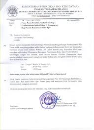 Badan narkotika nasional republik indonesia lampiran i (format surat dinas) peraturan kepala badan narkotika nasional nomor 15 tahun 2011 tentang tata naskah dinas di lingkungan badan narkotika nasional jakarta, 30 desember 2011. Surat Pemberitahuan Dan Lampiran Nama Nama Peserta Lolos Seleksi Buku Ajar Tahun 2020 Tahap I Lp3 Unsrat